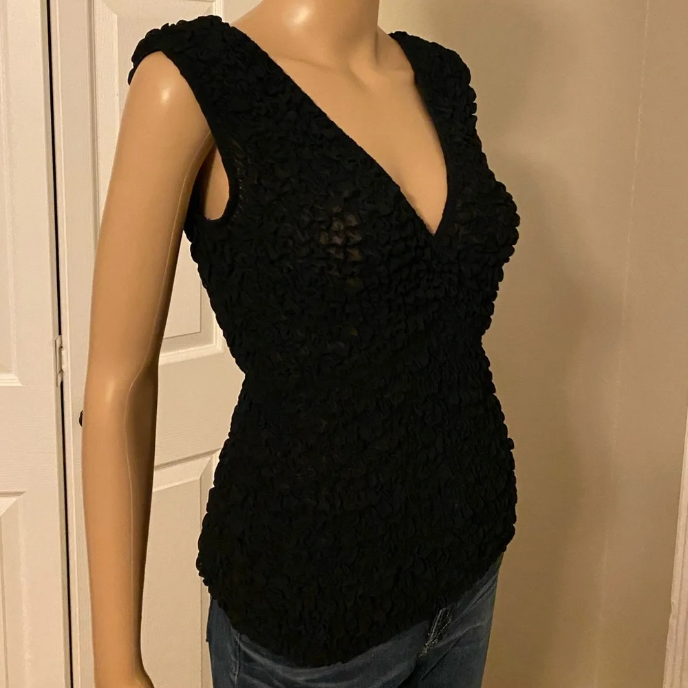 NWOT Vintage Smocked Top - Picture 7 of 10